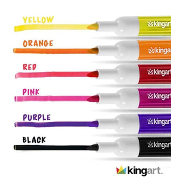 KINGART Value Pack Dry Erase Markers Set of 36 (12 colors 3 each)