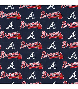 MLB Atlanta Braves Cotton Fabric