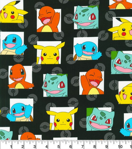 Pokemon & Friends Square Cotton Fabric, , hi-res, image 2
