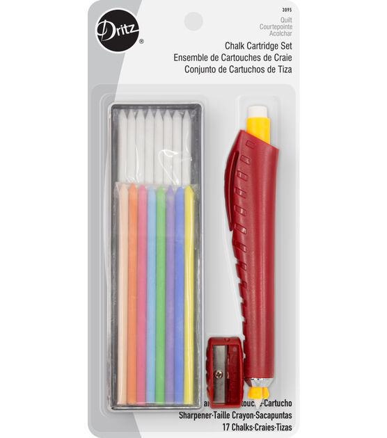 12 x Chalk Pencils for Sewing and Marking - 6 Colours : : Arts  & Crafts