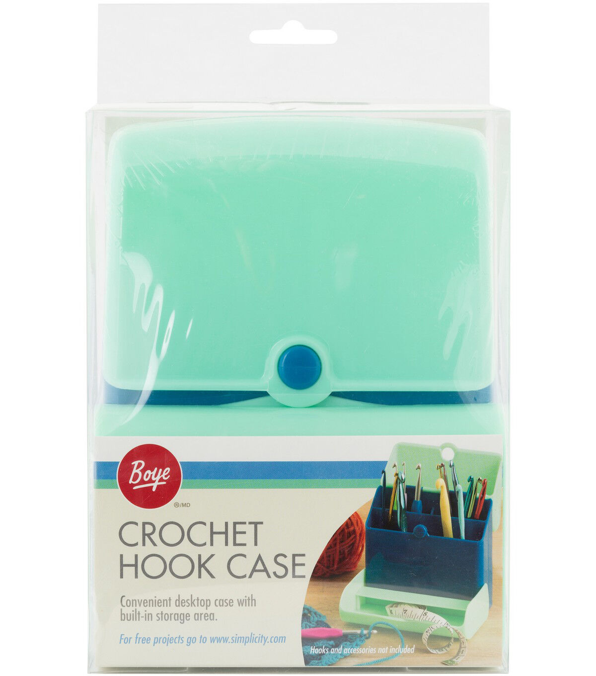 Boye Hard Plastic Crochet Hook Case with Storage Compartment | JOANN