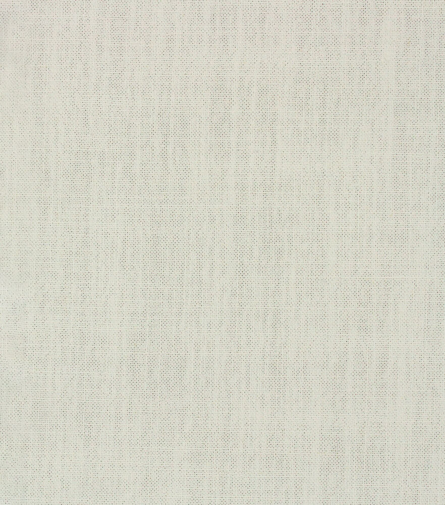 Richloom Decorative Linen Fabric, Snow, swatch