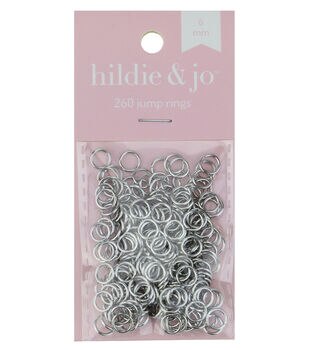 6mm Silver Split Rings 220pk by hildie & jo