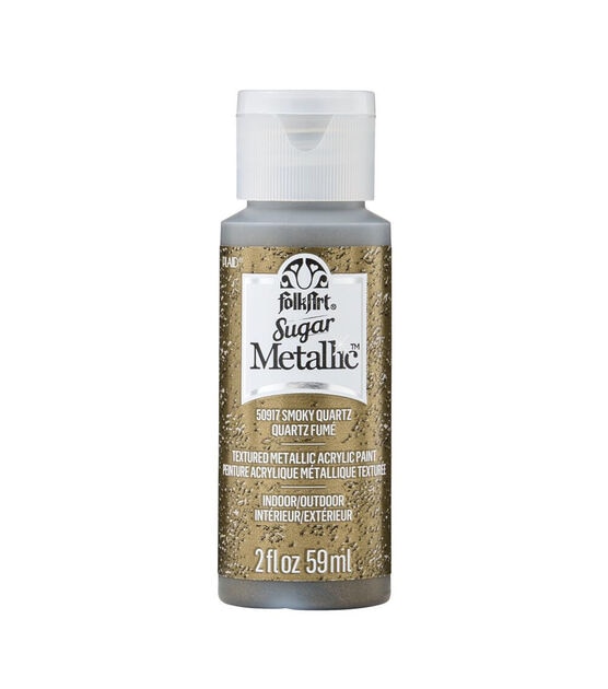 Folkart Metallic Acrylic Paint 2Oz-Antique Gold