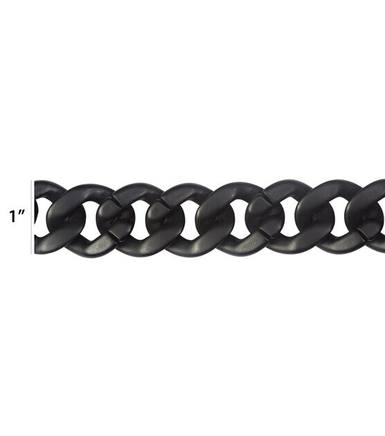 Matte Black Chain Trim 1", , hi-res, image 6