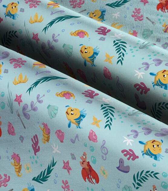 Little Mermaid Friends Disney Cotton Fabric, , hi-res, image 3