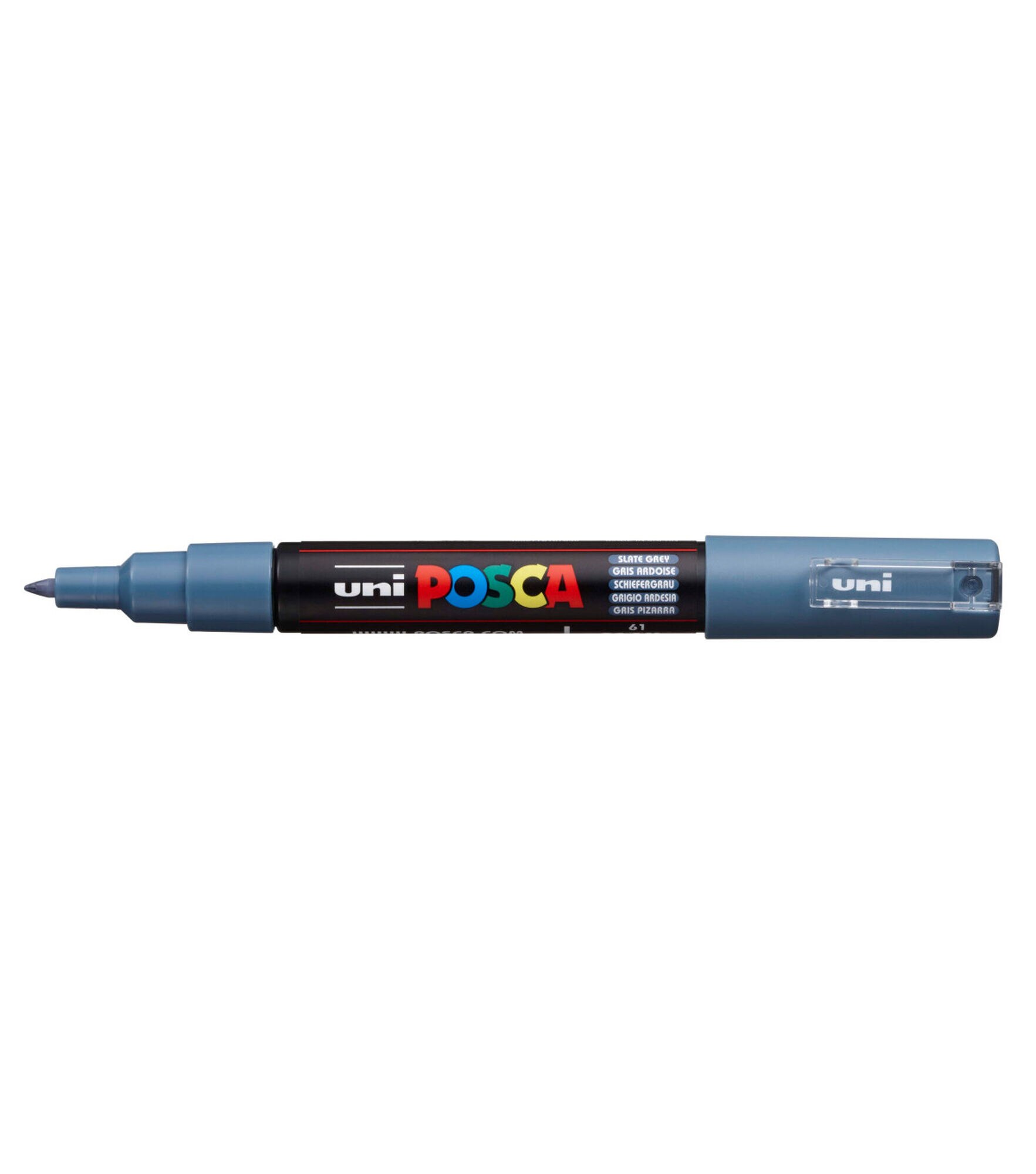 POSCA Extra Fine Paint Marker, Slate Grey, hi-res