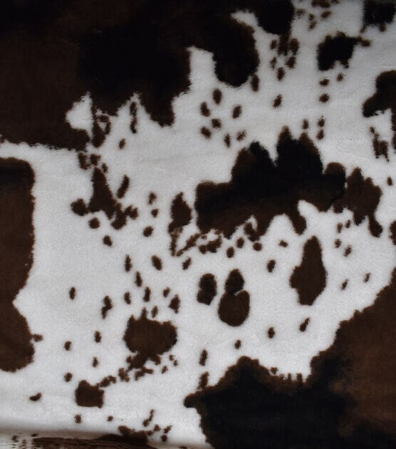 Brown Black Cow Faux Fur, , hi-res, image 4