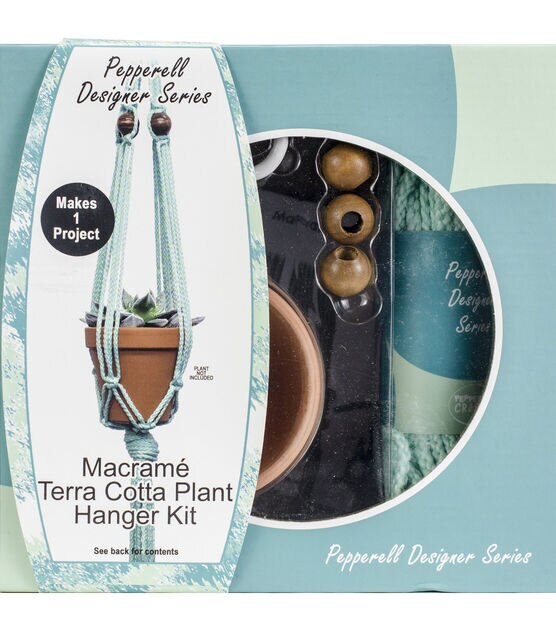 Pepperell Designer Macrame Plant Hanger Kit