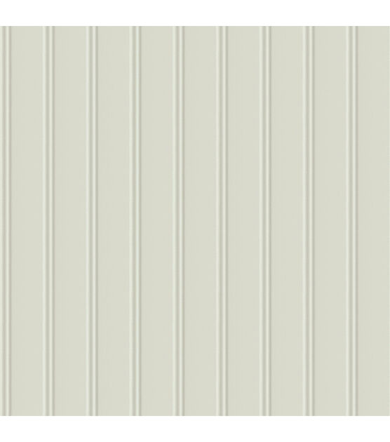 RoomMates 20.5" x 16.5' Beige Beadboard Peel & Stick Wallpaper