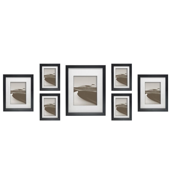 12 x 12 Gold Metal Galley Frame Set 3pk by Place & Time