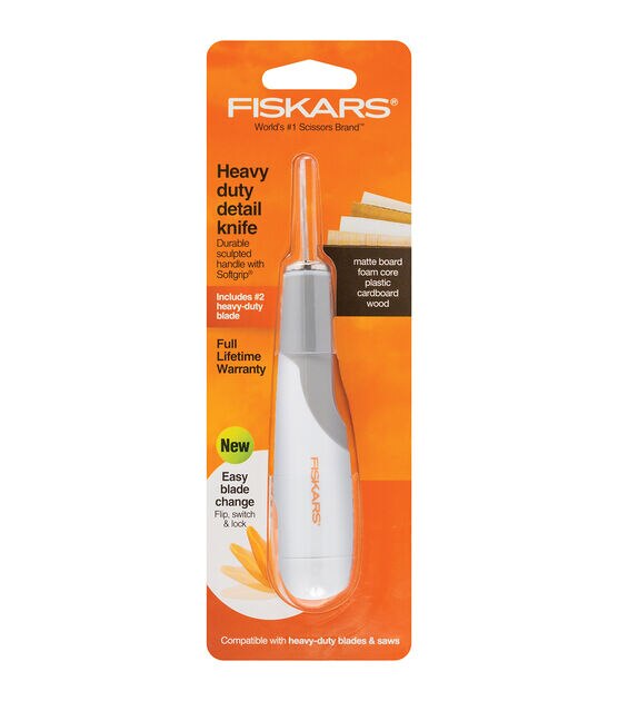 Fiskars Heavy duty Easy Change Detail Knife #2 Blade