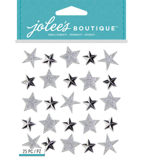 Jolee's Boutique All That Bling Adhesive Gems Silver