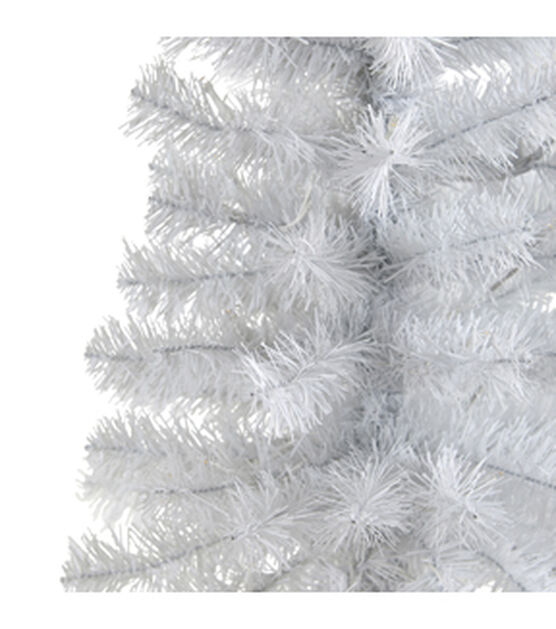 Nearly Natural White Artificial Christmas Tree with 35 LED Lights 2 ...