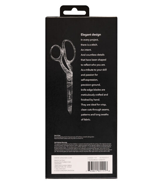 8 Gingher Featherweight Bent Scissors | Gingher #220300-1101