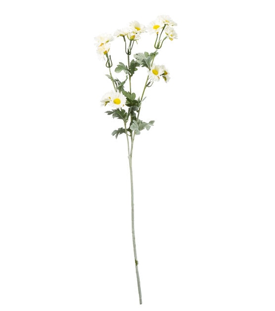 30" White Daisy Stem by Bloom Room