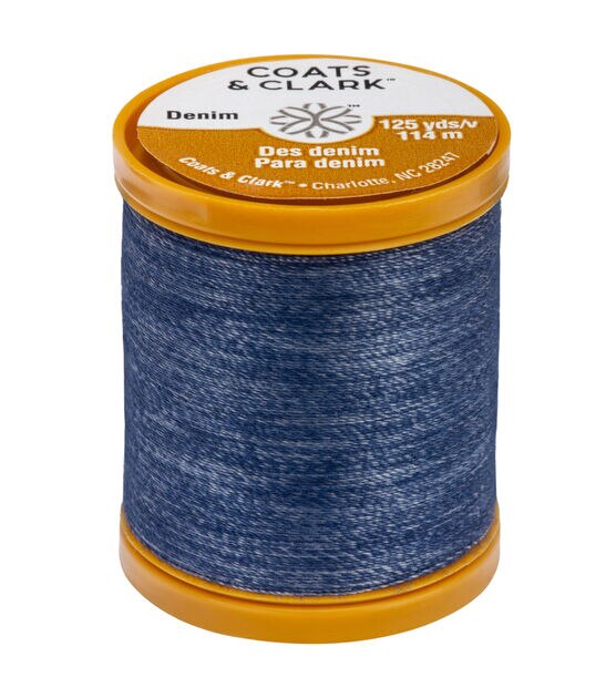 Coats and Clark ~ (N574) - Extra Strong Denim Thread - Jeans Gold, 70 yd