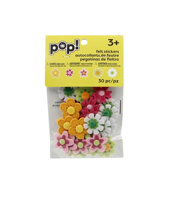 POP! Foam Stickers Printed Flowers