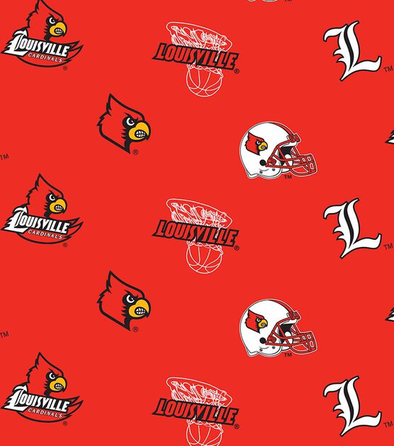 Logo Brands Louisville Cardinals Plush Blanket