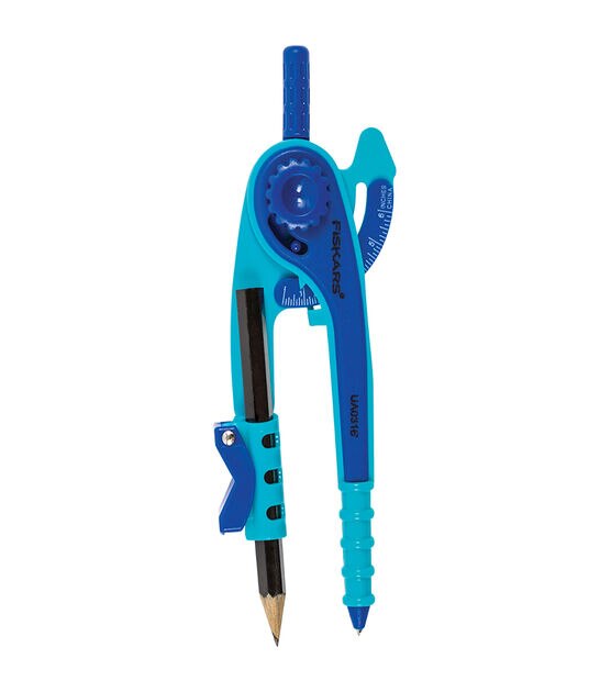 Fiskars 7 Blue Softgrip Left Handed Student Scissors