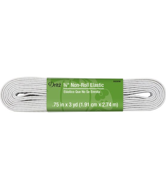 3/4 inch No-Pill Foldover Elastic