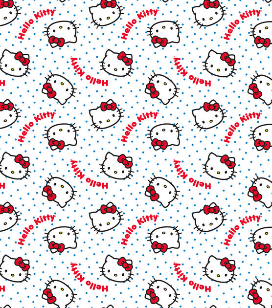 Hello Kitty Polka Dot Cotton Fabric | Michaels