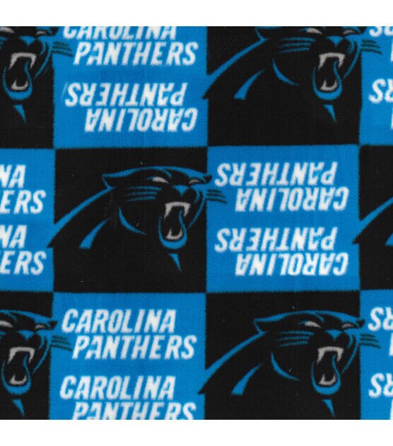 Fabric Traditions Carolina Panthers Fleece Fabric Block, , hi-res, image 2