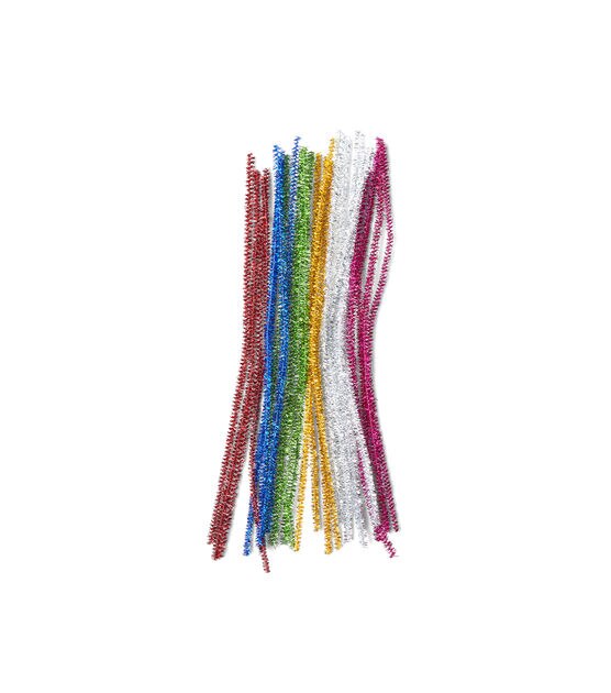 6mm Glitter Twisted Chenille Stem/tinsel Twisted Pipe Cleaner