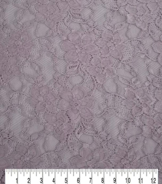 Lilac Stretch Lace Fabric, , hi-res, image 3