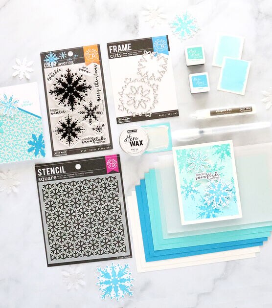 Hero Arts - Stencil - Snowflake Stencil