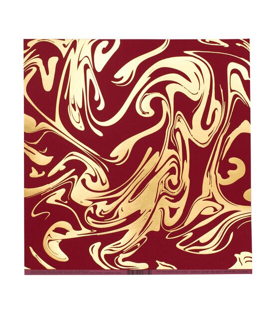 Bazzill Cardstock 12 in. x 12 in. Foil Matte Gold