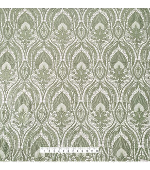 Lace, Slate Grey-Green Floral Chantilly Lace Fabric (Made in USA) – Britex  Fabrics