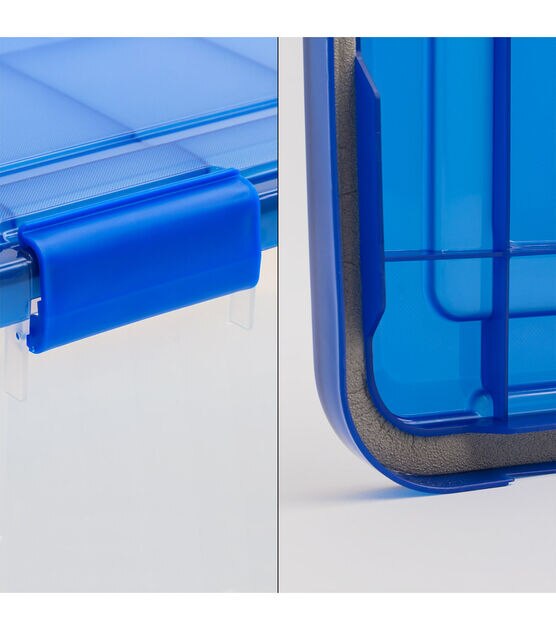 Iris 18.5 Gallon Element Resistant Plastic Storage Boxes With Lid 3pk, , hi-res, image 14