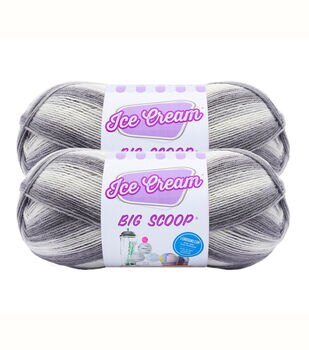 3 ct Lion Brand Baby Soft Variegates Yarn in Grey Print | 4 | Michaels