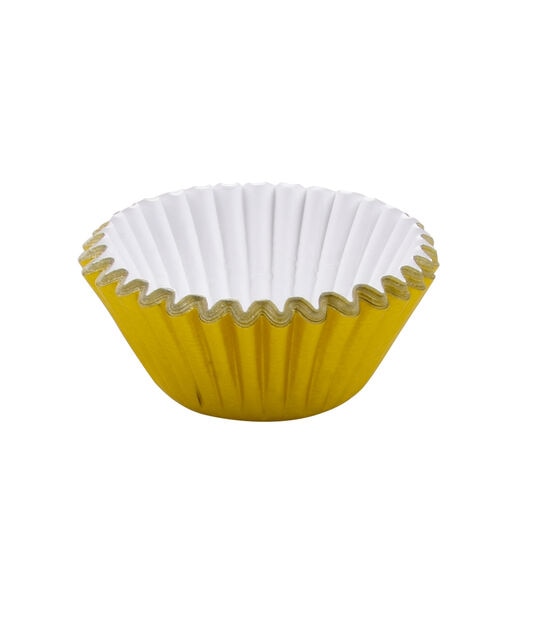 Simcha Collection Gold Mini Foil Baking Cups