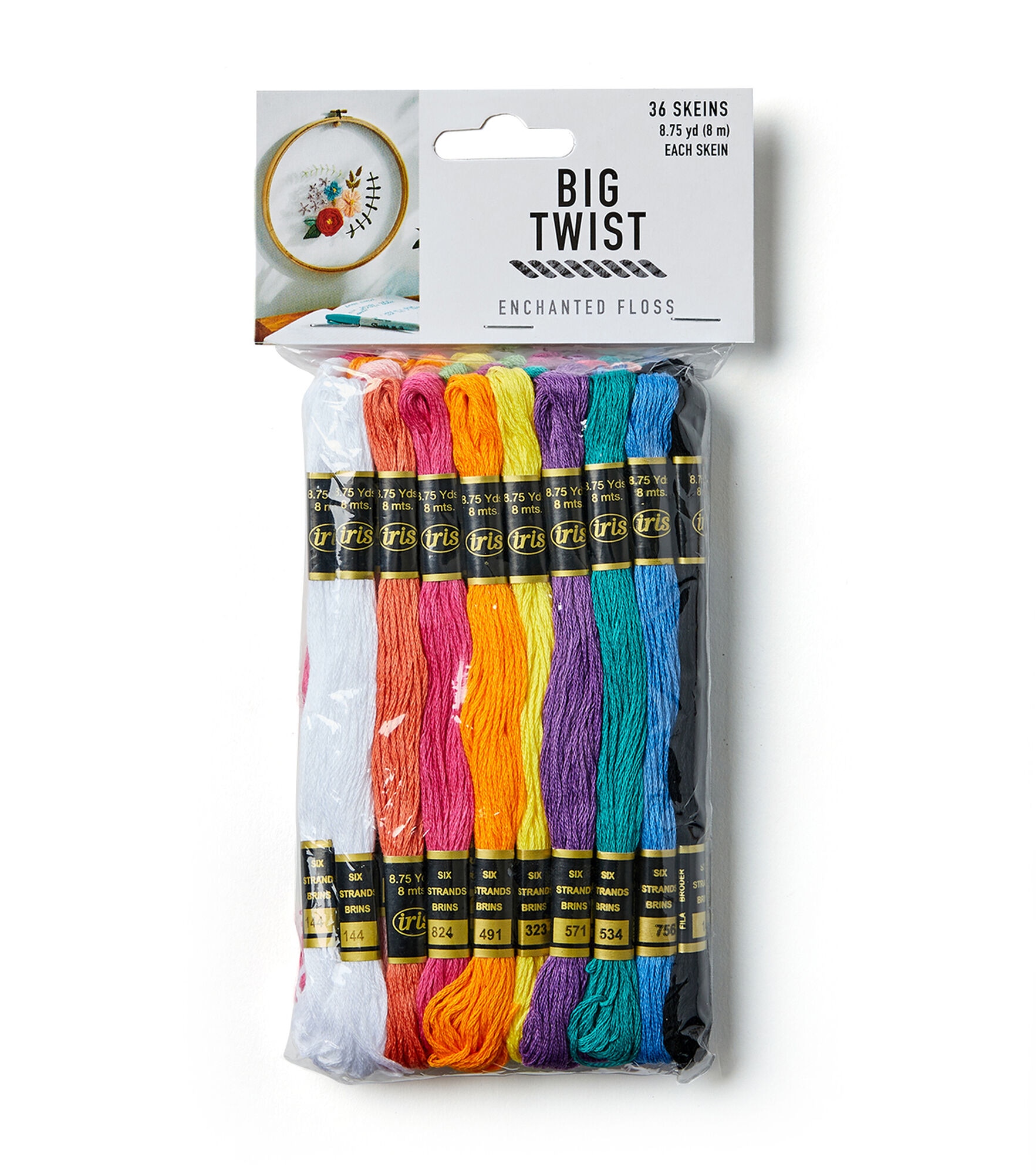 8.7yd Cotton Embroidery Floss 36ct by Big Twist, Enchanted, hi-res