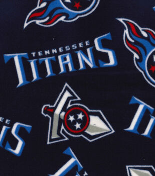 NFL TENNESSEE TITANS Vintage Retro Print fOOTBALL 100% cotton fabric  licensed material Crafts, Quilts, Home Decor