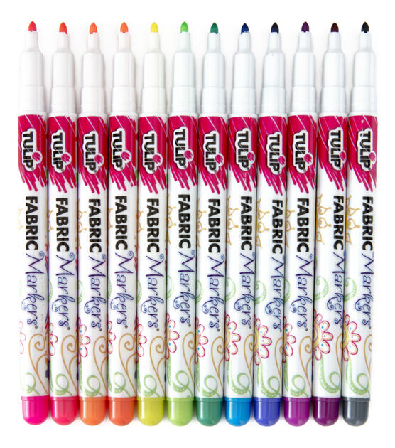Tulip Fabric Markers Neon 12 Pack, , hi-res, image 3