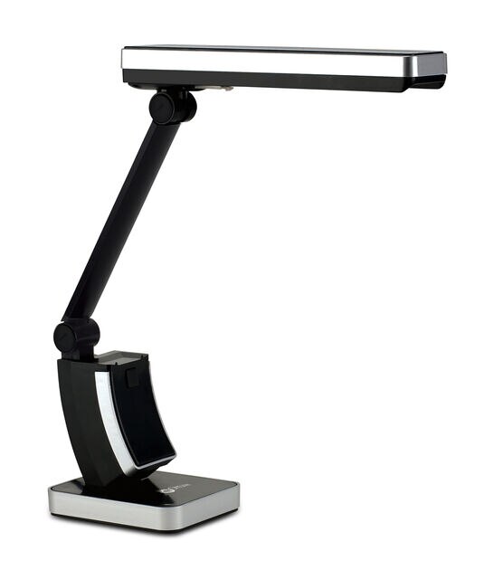 OttLite 19.75" Black Adjustable Slimline Task Lamp