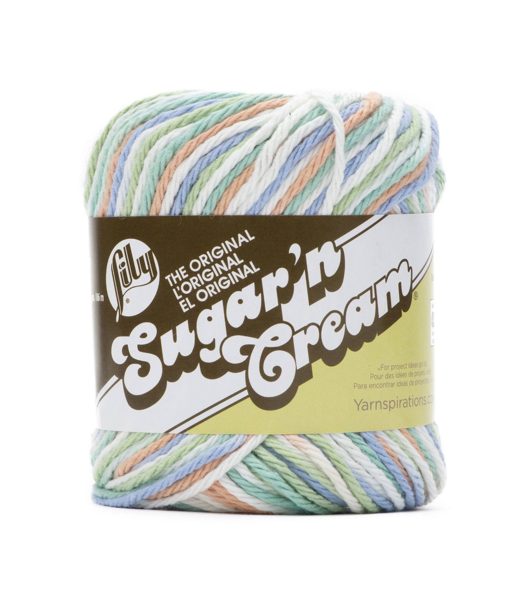 Lily Sugar'N Cream Tea Rose Yarn - 6 Pack of 71g/2.5oz - Cotton