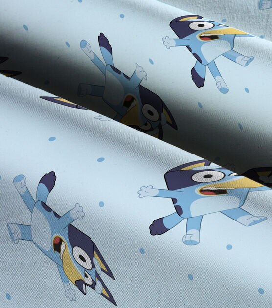 Bluey Polka Dot Fleece Fabric