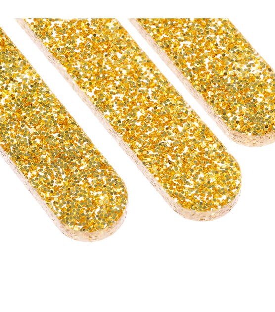 4.5 Glitter Popsicles Sticks 10pk by STIR