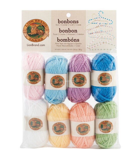 Lion Brand Yarn - Coboo - 6 Pack with Needle Gauge (Admiral