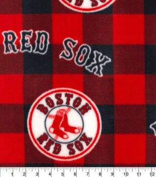 Boston Red Sox Fleece Fabric Block
