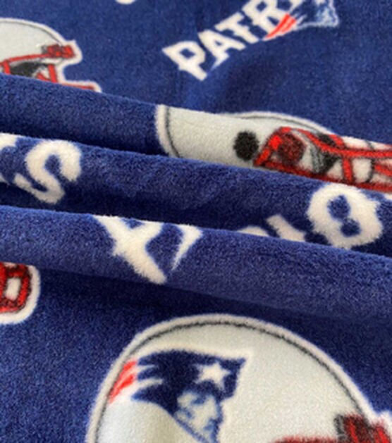 Fabric Traditions New England Patriots Fleece Fabric Logo, , hi-res, image 3