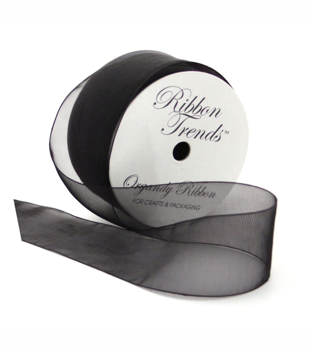 Ribbon Trends Organdy Ribbon 1/2''x10 yds Black Solid | JOANN Canada