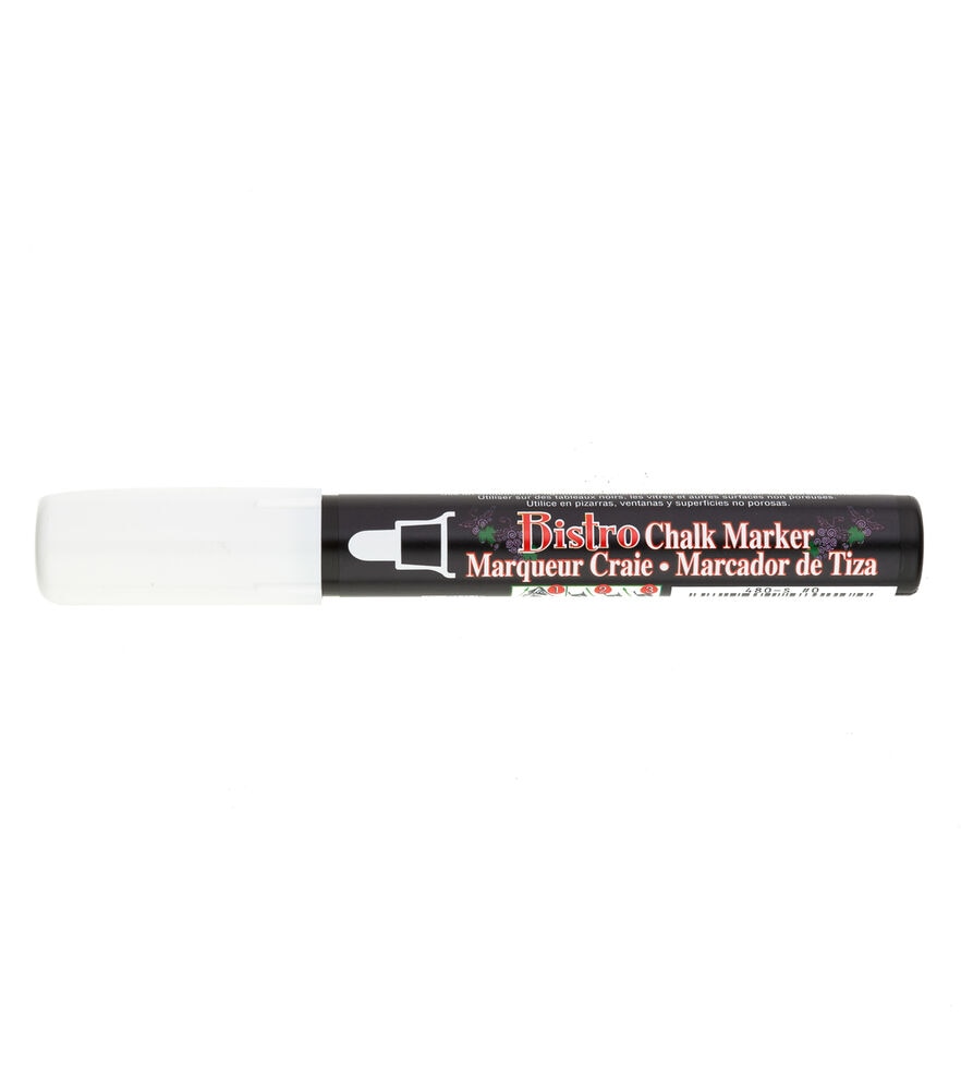 Marvy Uchida Chisel Tip Chalk Marker White Pack of 12 - Office Depot
