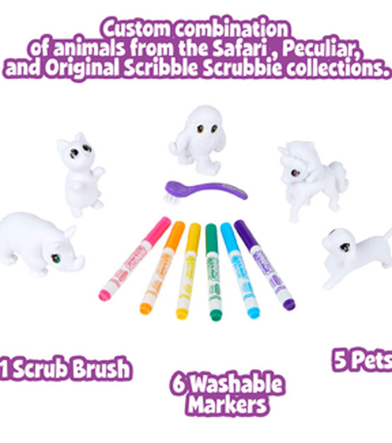 Crayola Scribble Scrubbie Pets Marker Set,  Exclusive, 24