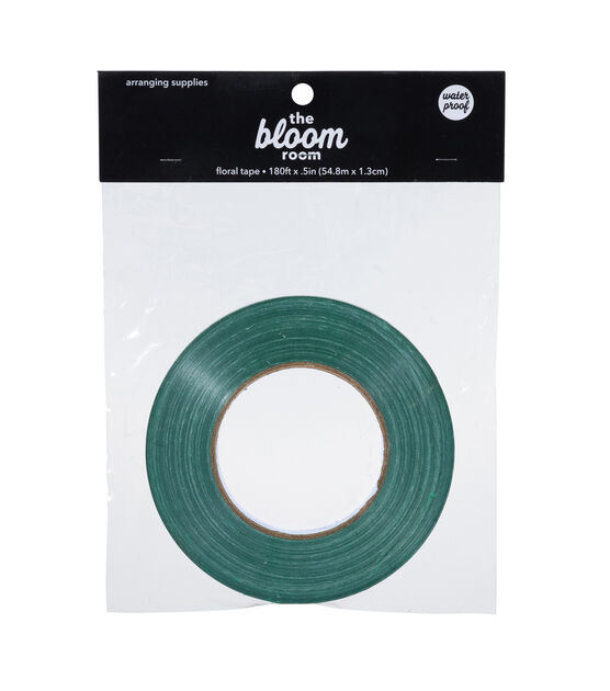 .5" x 180' Green Waterproof Floral Tape by Bloom Room