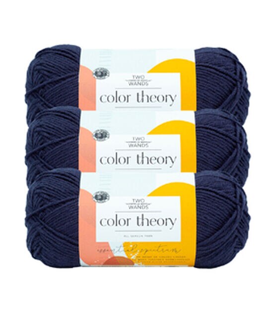 Lion Brand Wool Ease Worsted yarn- NEW- Color 111 Navy -197 yds